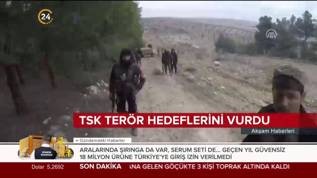 TSK terör hedeflerini böyle vurdu