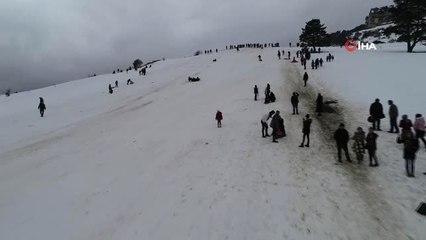 Kayak Merkezi Açılmadan İnsan Akınına Uğradı