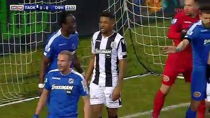 1-0 Leo Matos Goal - PAOK 1-0 OFI Crete  27.01.2019 [HD]