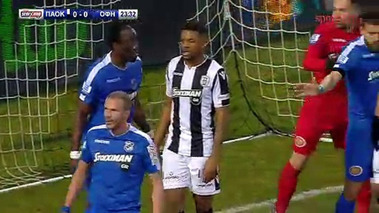 1-0 Leo Matos Goal - PAOK 1-0 OFI Crete  27.01.2019 [HD]