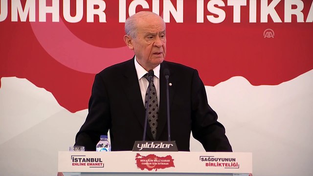 Bahçeli: 'CHP yine tarihin yanlış tarafındadır' - İSTANBUL