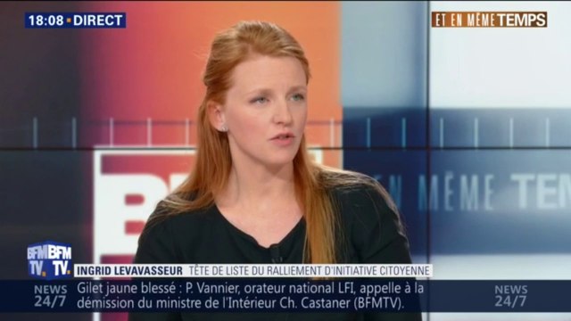 Ingrid Levavasseur sur la blessure de Jérôme Rodrigues: C'est insupportable de voir nos concitoyens blessés de la sorte