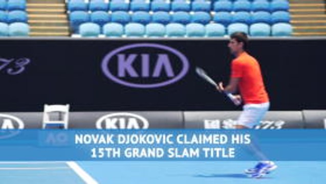 Novak Djokovic - 15-time grand slam champion