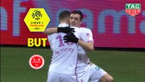 But Mathieu CAFARO (38ème) / EA Guingamp - Stade de Reims - (0-1) - (EAG-REIMS) / 2018-19
