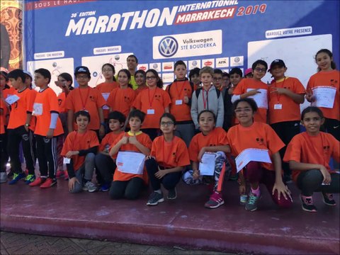 Relais USEP du semi-marathon de Marrakech 2019