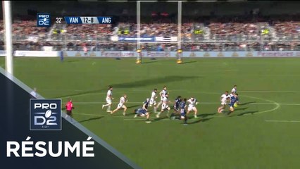 PRO D2 - Résumé Vannes-Angoulême: 24-16 - J19 - Saison 2018/2019