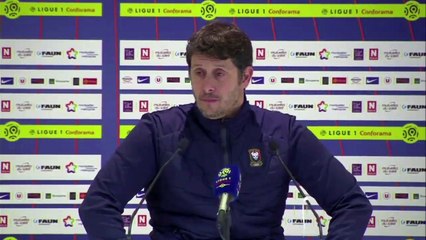 Conférence de presse Fabien Mercadal après Montpellier / SMCaen