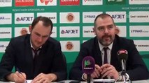Basketbolda maçın ardından - Stefanos Dedas / Can Sevim - AFYONKARAHİSAR