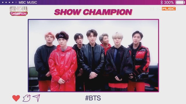 Show Champion EP.300 [축하메시지] BTS&AOA&MONSTA X&Seventeen