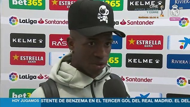 Vinicius: Espero seguir jugando en el Real Madrid por mucho tiempo