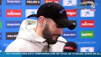 Benzema: "De momento no me opero, me duele pero con el fútbol se me pasa"