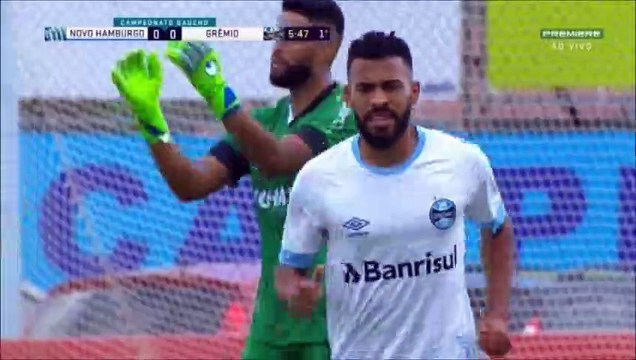 Novo Hamburgo 0x4 Grêmio 1 tempo gauchao 2019