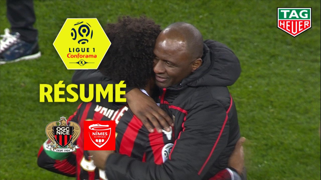 OGC Nice - Nîmes Olympique (2-0)  - Résumé - (OGCN-NIMES) / 2018-19