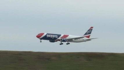 Patriots touch down in Atlanta