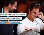On this Day: Tennis: Roger Federer wins a 20th Grand Slam