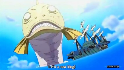 Vice Admiral Momonga Fights a SEA KING! - One Piece Eng Sub