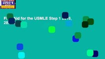 First Aid for the USMLE Step 1 2018, 28th Edition