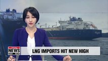 S. Korea's LNG imports hit record high in 2018
