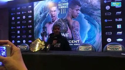 Adriano Moraes on fighting against Filipino opponent