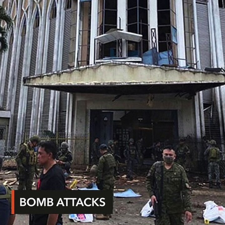 Islamic State group claims twin suicide bombing...