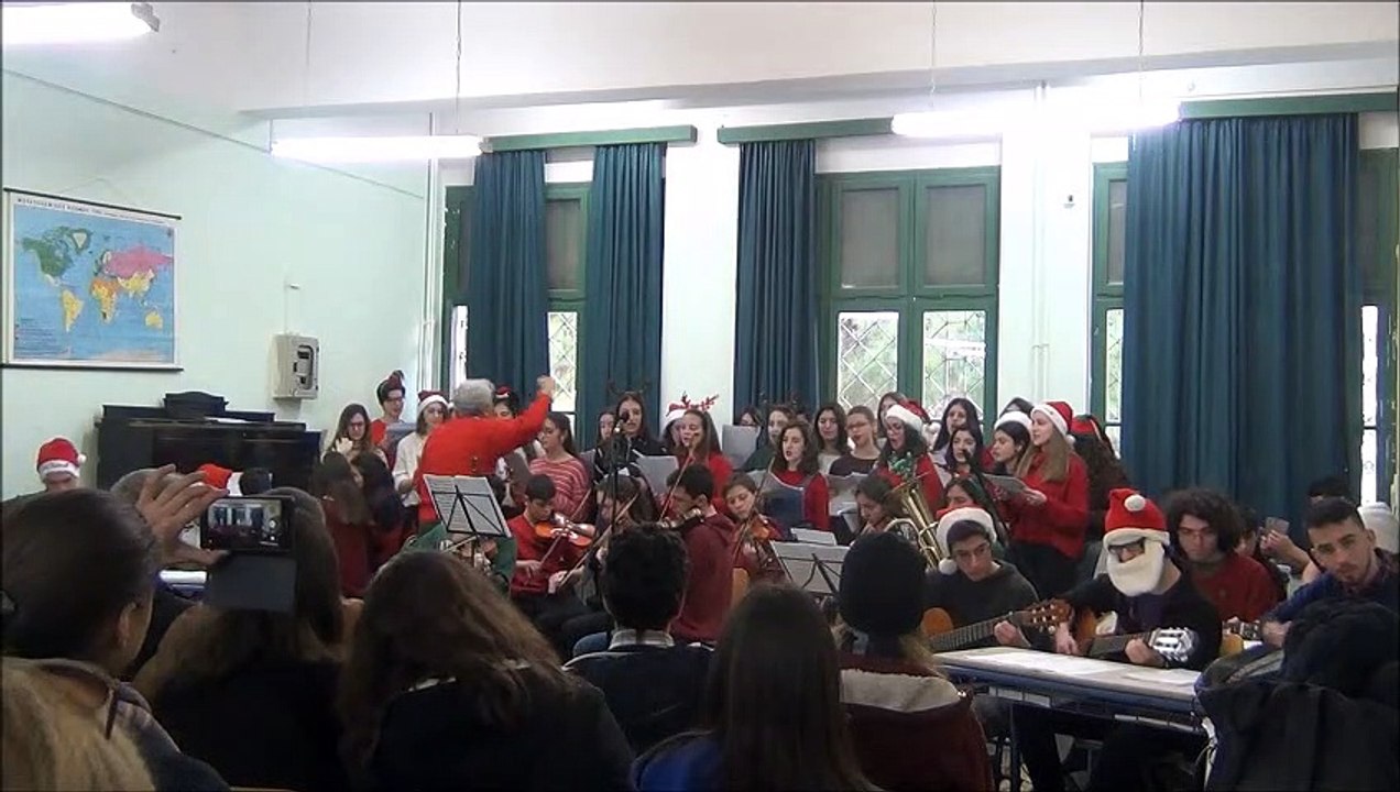 (054) Χορωδία Προτύπου Λυκείου Αναβρύτων τα Χριστούγεννα 2018