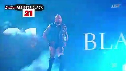 Aliester Black Royal Rumble debut