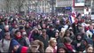 France: 'Red scarves' march against 'Yellow vests' to protest violence