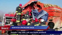 Konya’da zincirleme kaza: 1 ölü, çok sayıda yaralı