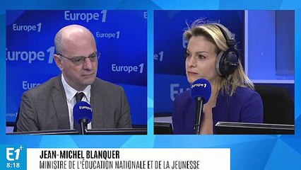 Jean-Michel Blanquer sur la violence lors des manifestations des "gilets jaunes" : "Les réactions de la police sont la plupart du temps proportionnées"