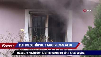 Bahçeşehir'de yangın can aldı
