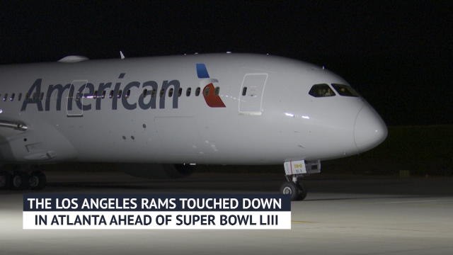 Rams land in Atlanta ahead of Super Bowl LIII