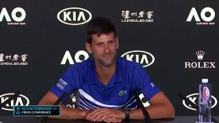 Novak Djokovic imitates journalist from Italy (funny moments)
