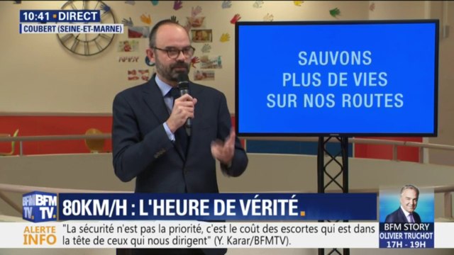 Édouard Philippe: Il n'y a jamais eu aussi peu de morts sur les routes françaises