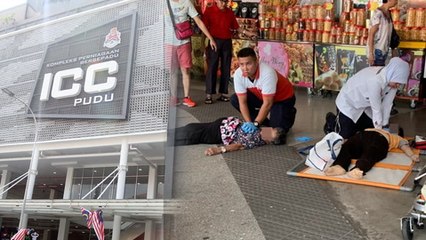 Two elderly women killed as crowd rushes for free food coupons