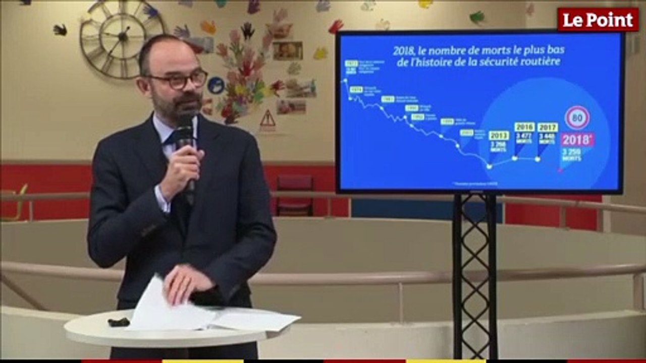 Édouard Philippe dresse le premier bilan des 80 km/h
