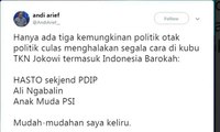 Andi Arief: Sebut Indonesia Berkah Salah Satu Politik Otak Culas di Kubu TKN Jokowi