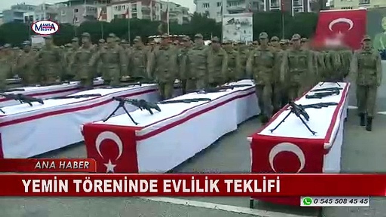 Bedelli asker yeminden sonra evlilik teklif etti