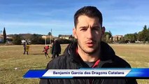 Rugby à XIII : le joueur des Dragons Catalans Benjamin Garcia rend visite aux jeunes de son club formateur de Gargas