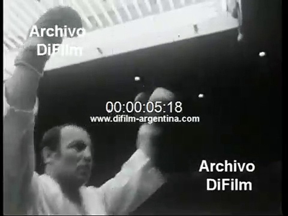 Oscar Bonavena vs Miguel Angel Paez at the Luna Park 1970