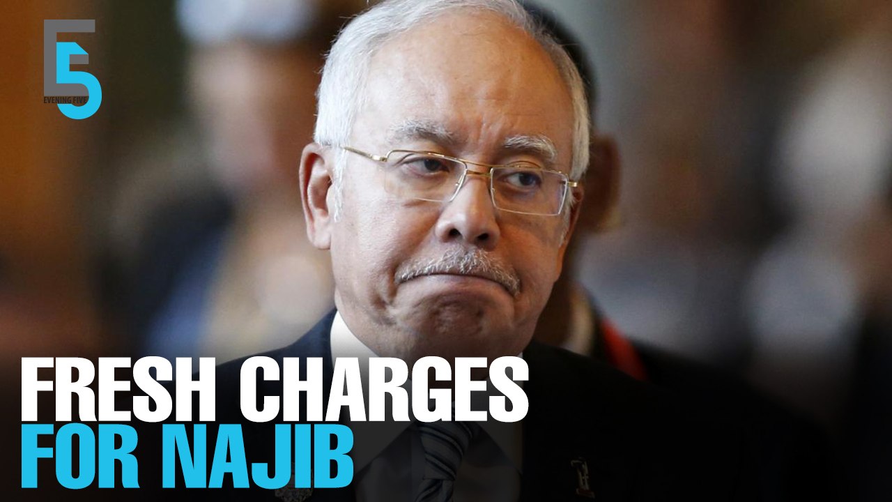 EVENING 5: Najib faces fresh money laundering charges