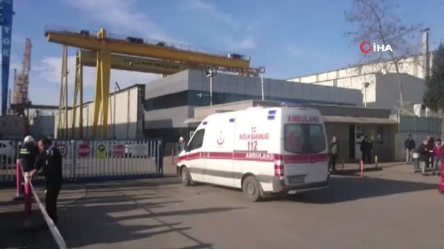 Tuzla'da Tersanede Bulunan Gemide Yangın: 6 Yaralı