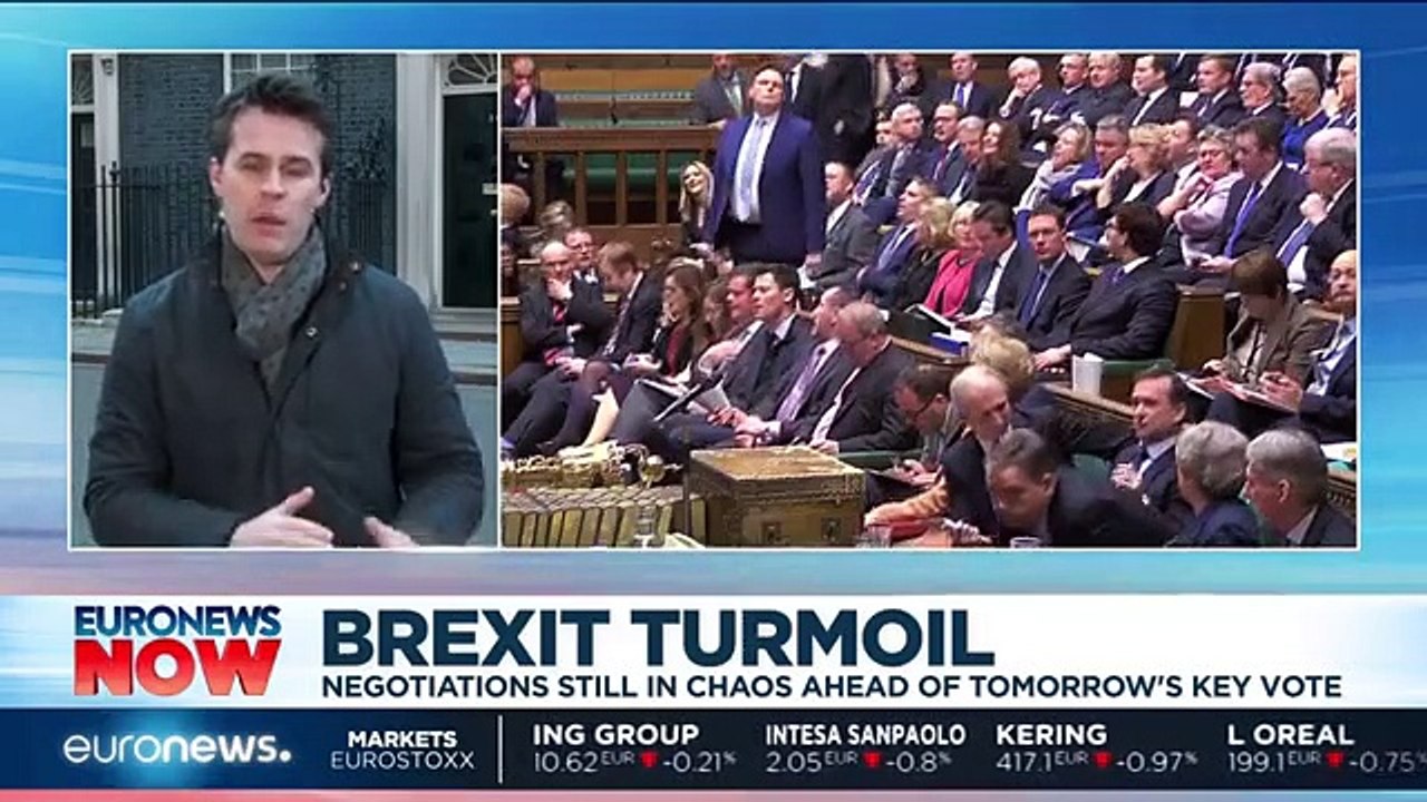 UK's Brexit negotiations still in chaos ahead of tomorrow's key vote _ #Euronews
