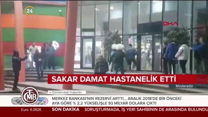 Sakar damat hastanelik etti