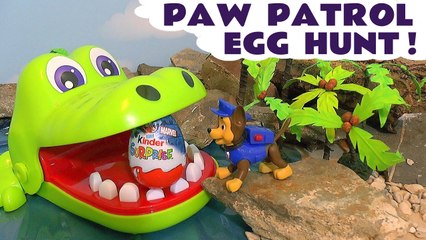 Paw Patrol Cartoon and Thomas and Friends Rescue Hide and Seek Kinder Chocolate Surprise Eggs - A fun family friendly full episode english story for kids