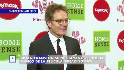 Bryan Cranston supuestamente se une al elenco de la película 'Breaking Bad'