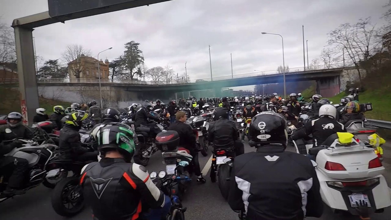 Manif Moto Toulouse 26 janvier 2019