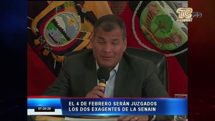 El 4 de febrero serán juzgados los dos exagentes de la SENAIN