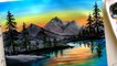 Picturesque Mountain Landscape Painting | Scenery Painting | Acrylic Painting Tutorial