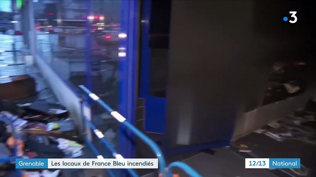 Grenoble : les locaux de France Bleu incendiés