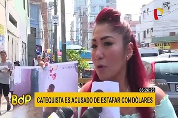Comerciantes de Gamarra denuncian a catequista por presunta estafa piramidal